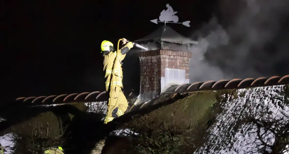 Brand in schoorsteen van villa - Foto 2