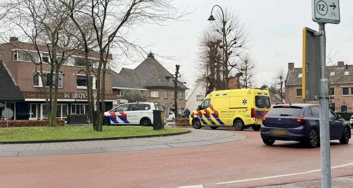 Auto botst op fietser tijdens ongeval
