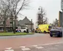 Auto botst op fietser tijdens ongeval