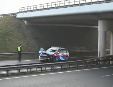 Man overleden na aanrijding door politieauto