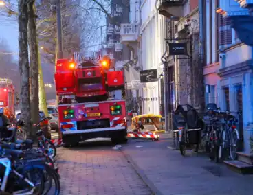 Brand in lunchroom leidt tot grote brandweer inzet