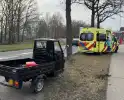 Botsing tussen piaggo en personenauto