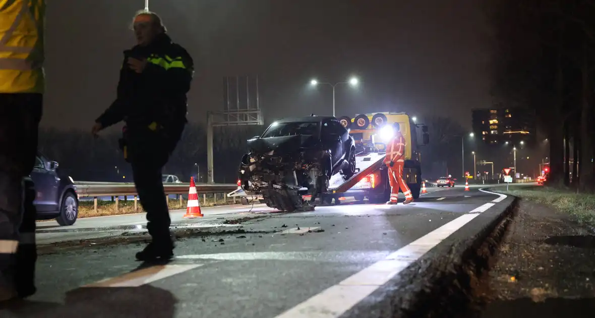 Bestuurder gewond na eenzijdig ongeval