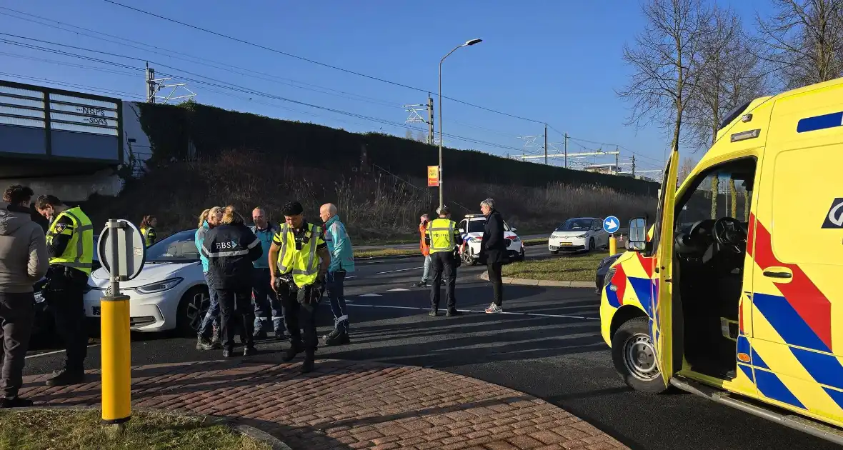 Voertuigen afgesleept na ongeluk