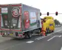Vrachtwagenstoring veroorzaakt lichte verkeershinder