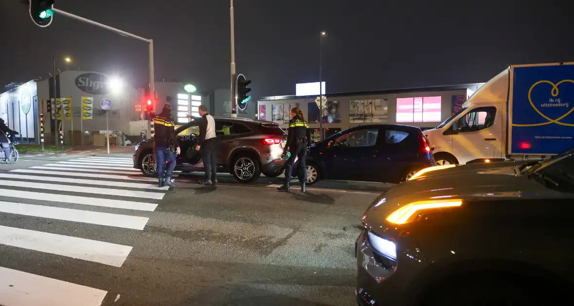 Kettingbotsing onder invloed leidt tot aanhouding