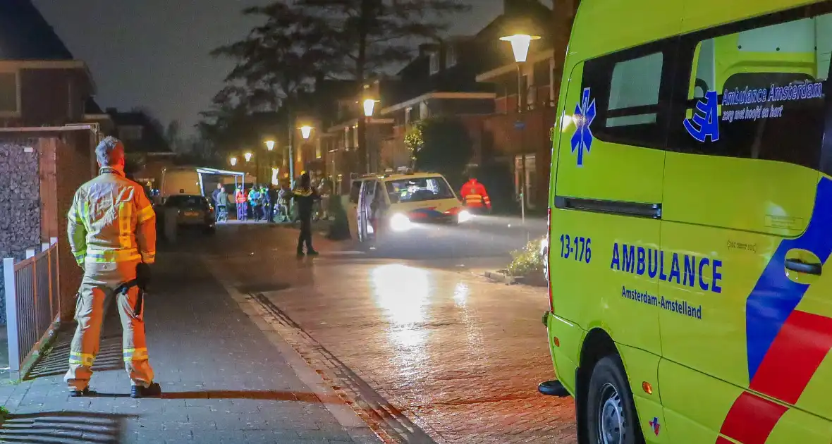 Hulpdiensten aanwezig bij incident