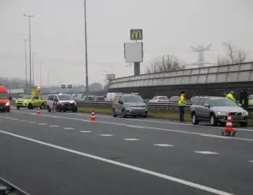 Ongeval leidt tot verkeershinder en vertraging