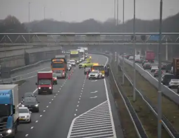 Meerdere ongevallen op A15 zorgen voor verkeershinder
