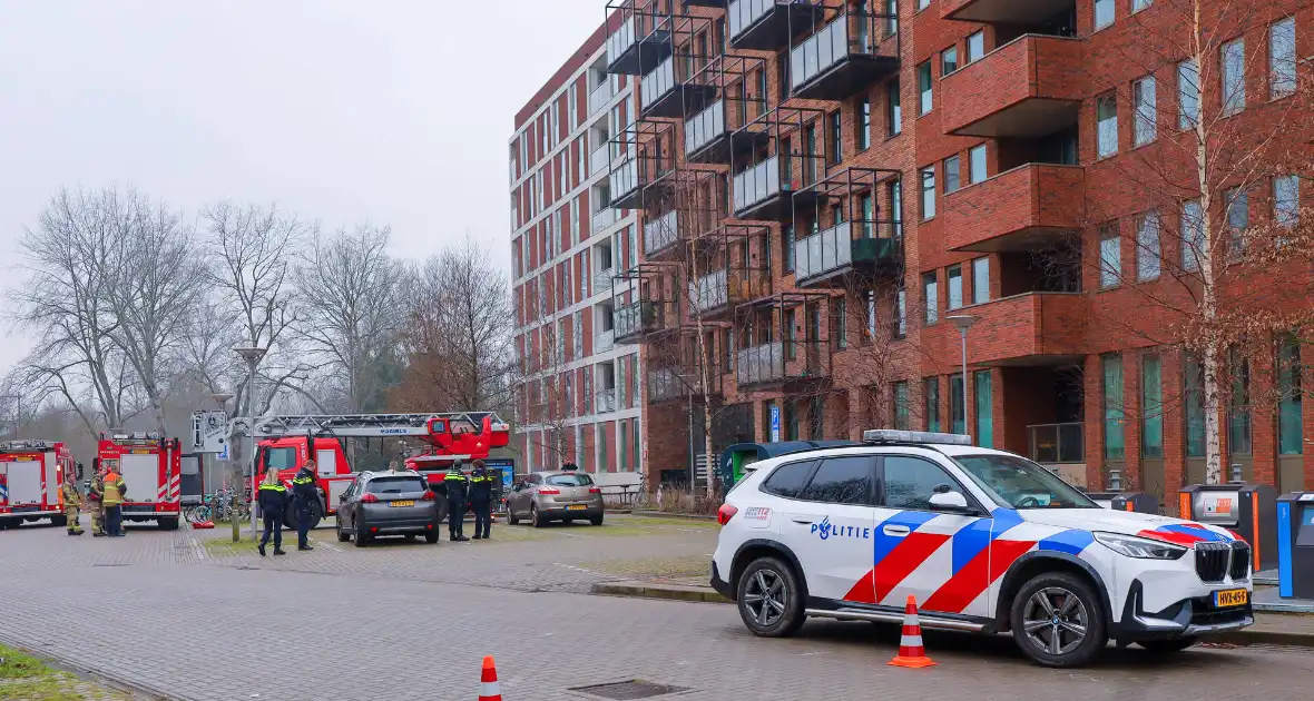 Brandweer inzet door pan met kruiden - Foto 1