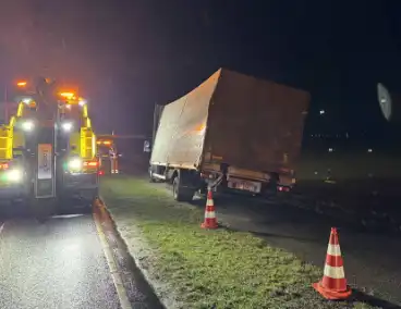 Lading omver in bakwagen