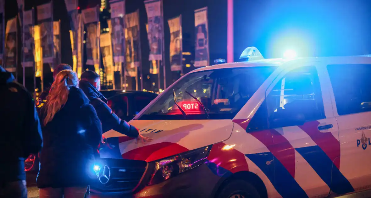 Politieachtervolging eindigt op Erasmusbrug