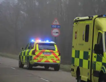 Fietser raakt onwel op grens tussen België en Nederland