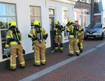 Schoorsteenbrand succesvol geblust