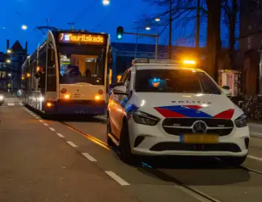 Fietser gewond bij aanrijding met tram