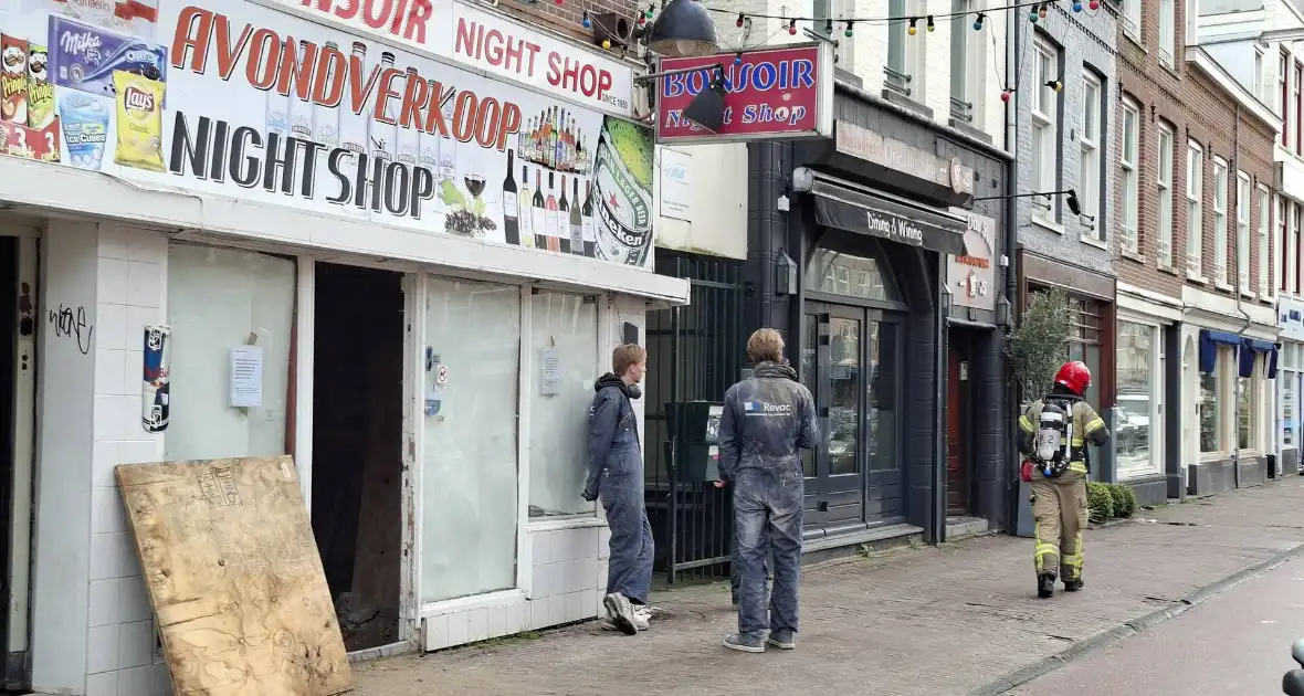 Gaslekkage bij avondwinkel leidt tot evacuatie - Foto 1