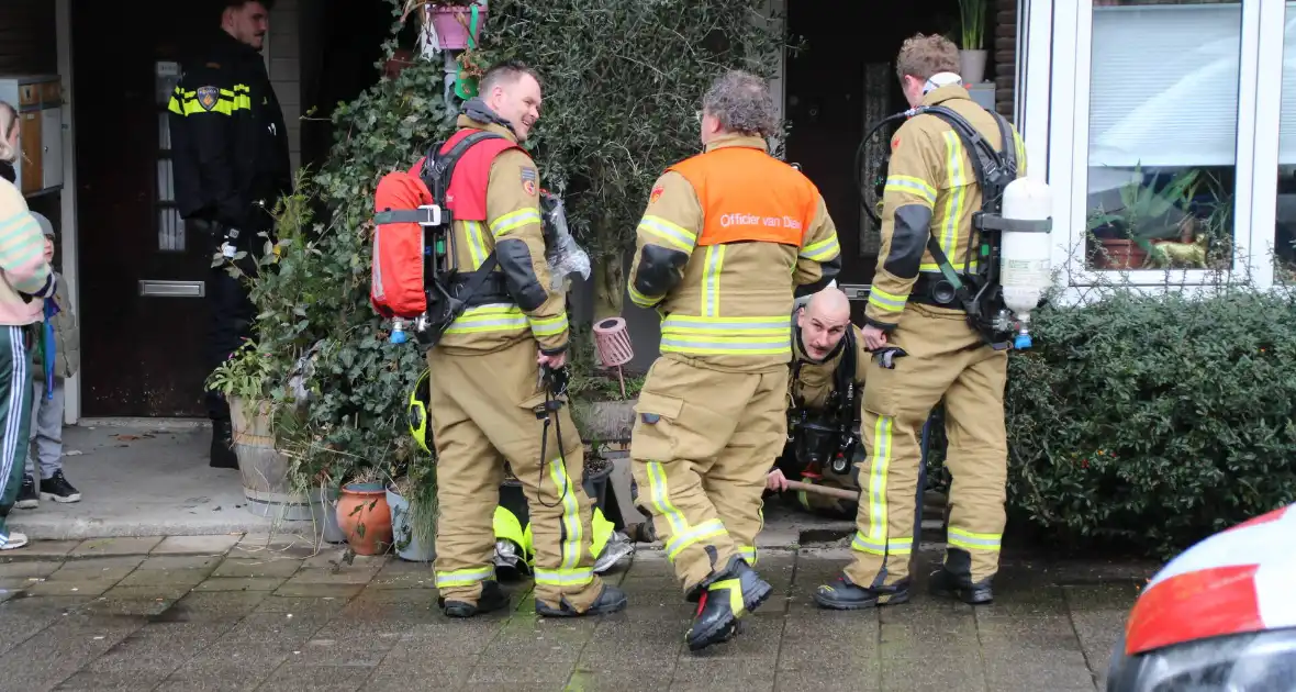 Brandweer inzet na gaslucht