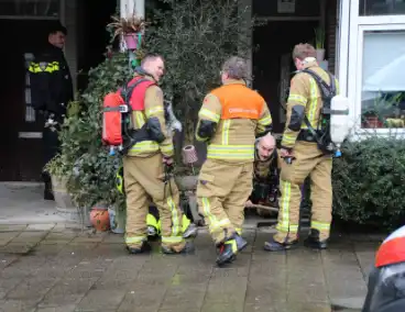 Brandweer inzet na gaslucht