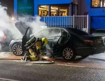 Brand veroorzaakt afsluiting van straat