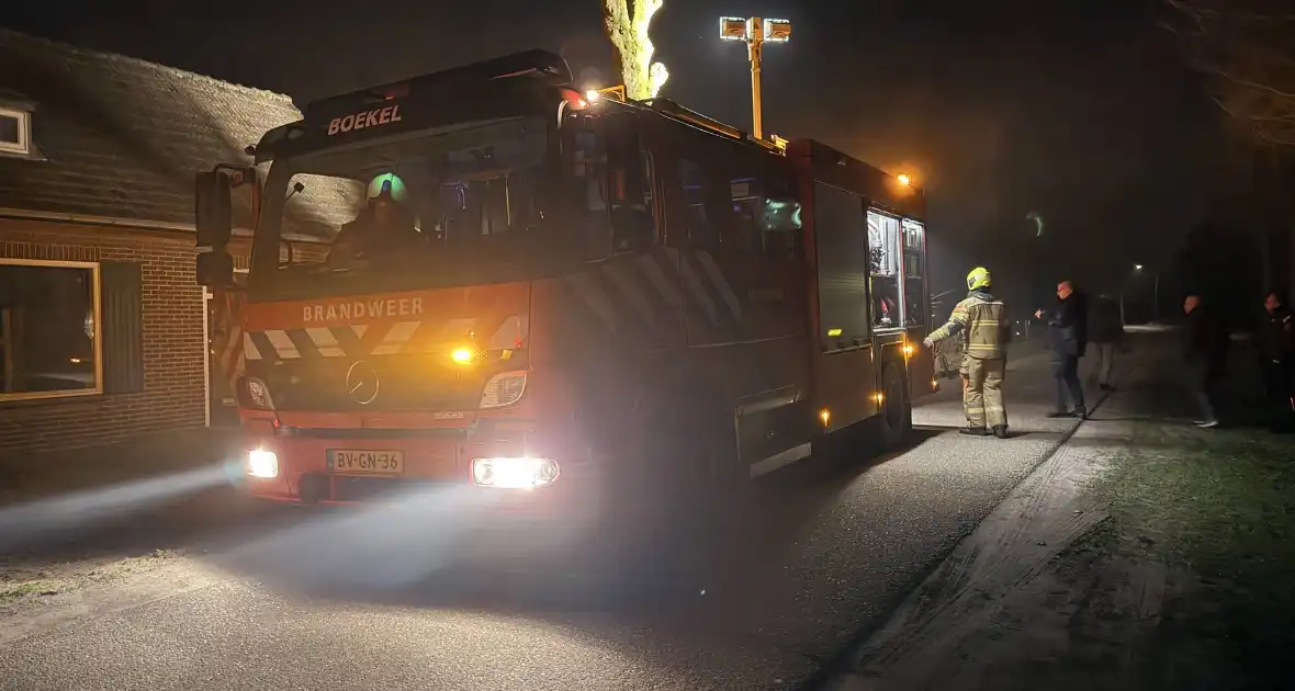 Brand in loods door snoeiafval - Foto 1
