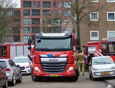 Barbecue zorgt voor brandmelding in flatwoning