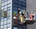 Meerdere woningen ontruimd door felle brand in seniorenflat