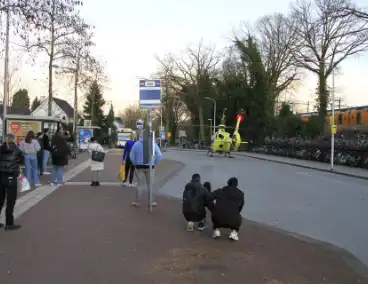 Trauma team en helikopter inzet bij medische noodsituatie