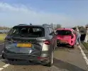 Kettingbotsing veroorzaakt verkeershinder op drukke weg