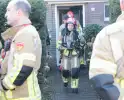 Woningbrand leidt tot redding van kat