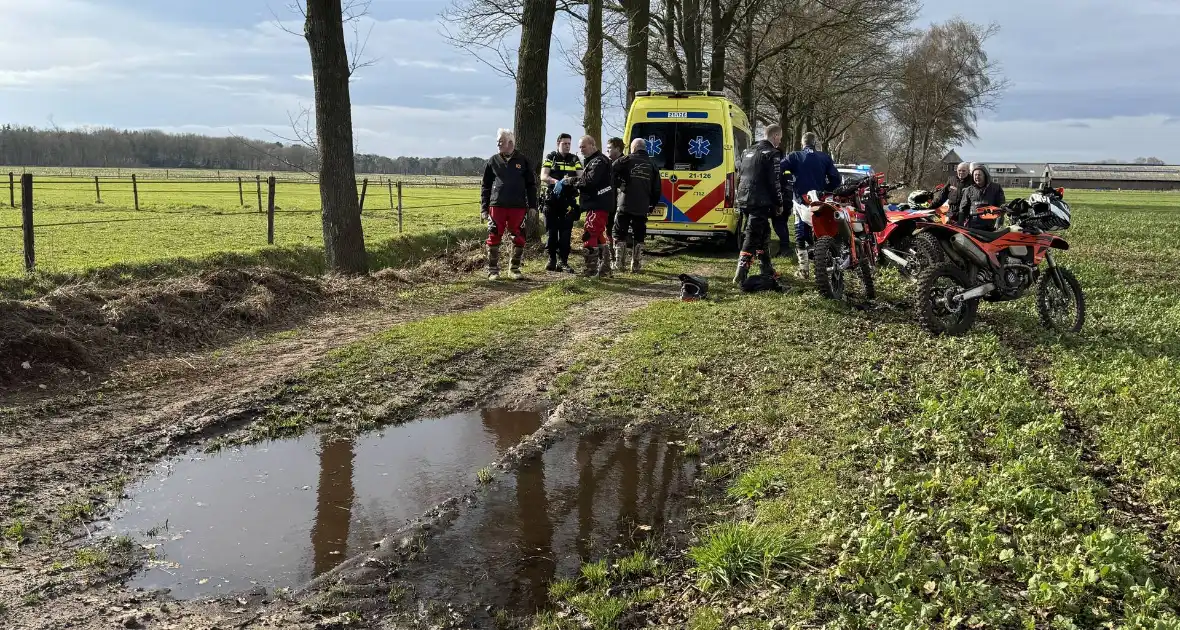Motorrijder zwaargewond bij ongeval tijdens tour