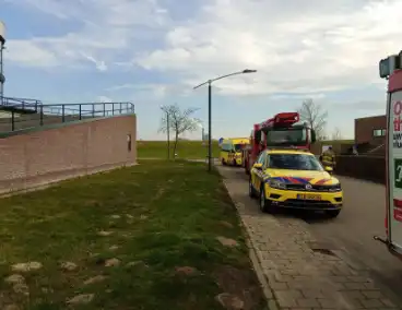 Werknemers gecontroleerd na brand in industrie