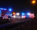 Zware aanrijding op snelweg met meerdere voertuigen betrokken