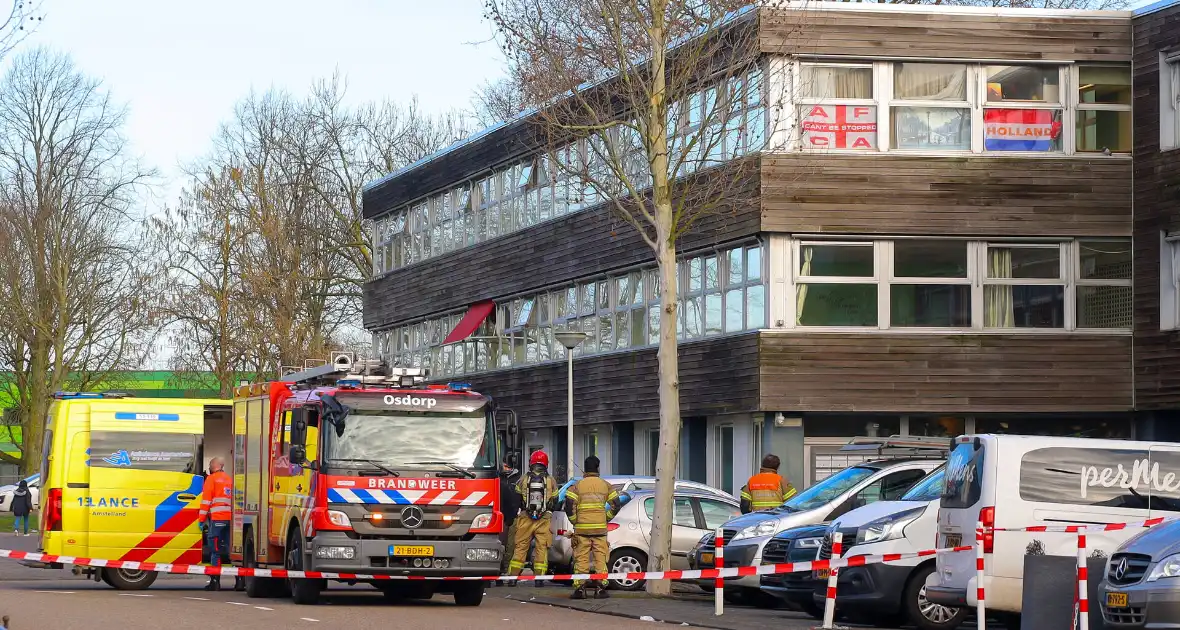 Brand in opvanglocatie voor daklozen - Foto 1