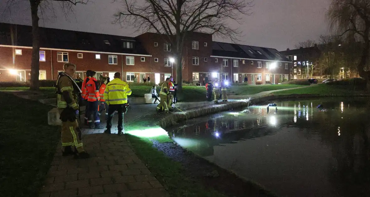 Persoon te water leidt tot grote hulpverlening