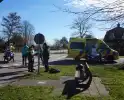 Ongeval met motorrijder leidt tot spoedhulp