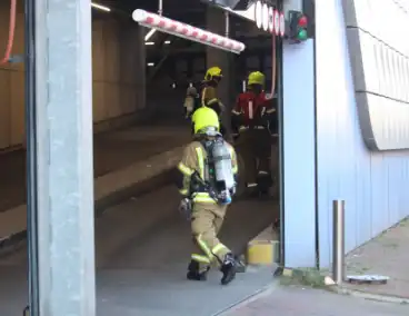 Middelbrand in supermarkt onder controle