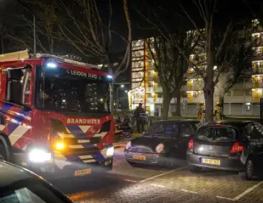 Brandweer ingezet voor brand in container