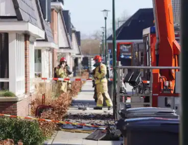 Middelbrand in woningen met zonnepanelen