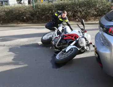 Motorrijder betrokken bij ongeval