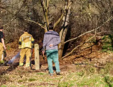 Buitenbrand geblust op terrein zorginstelling