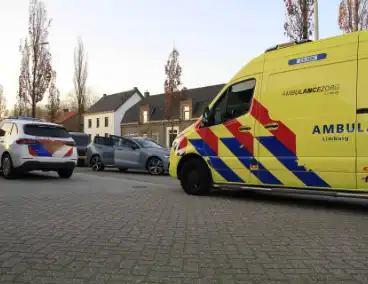 Botsing tussen voertuig en bestelbusje