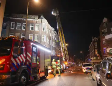Brand in woning resulteert in rookontwikkeling