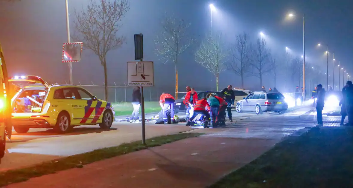 Motorrijder zwaargewond bij aanrijding in havengebied
