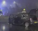 Zwaargewonde na hevige crash tijdens achtervolging