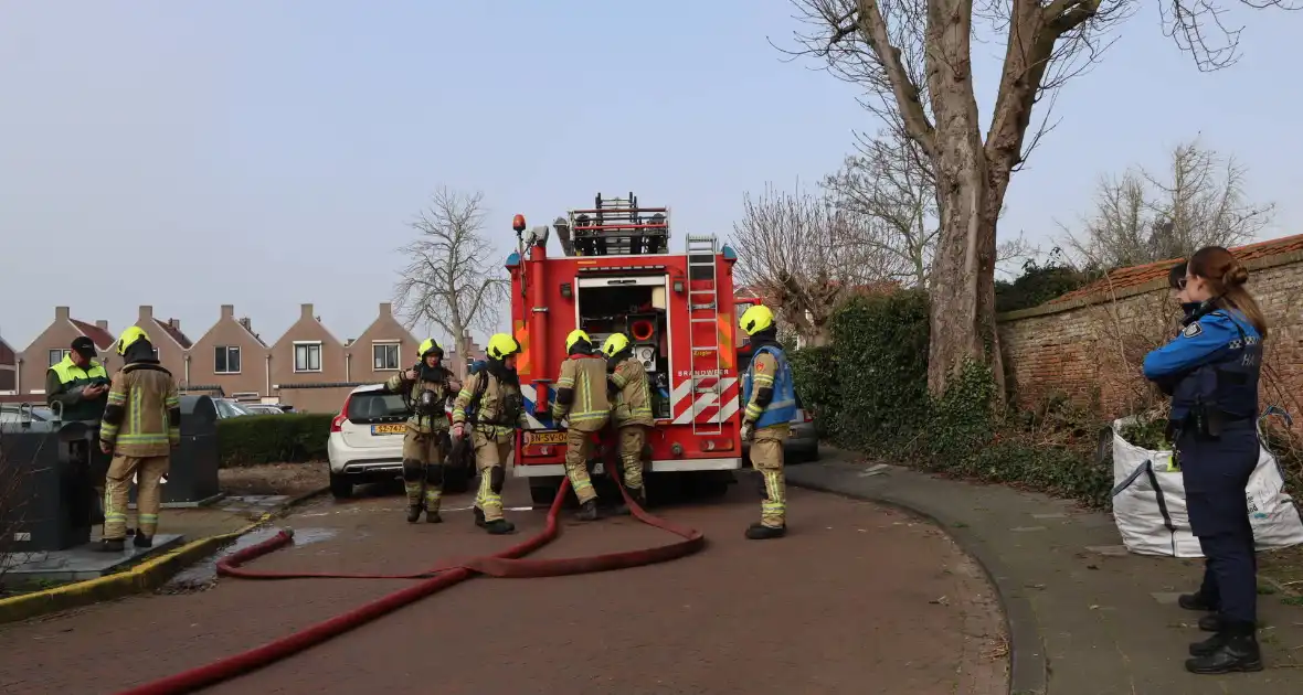 Brand in ondergrondse afvalcontainer geblust - Foto 6