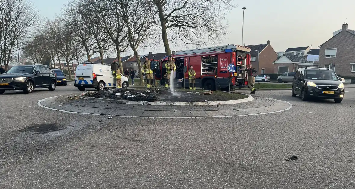 Vermoedelijke brandstichting leidt tot brandweeractie