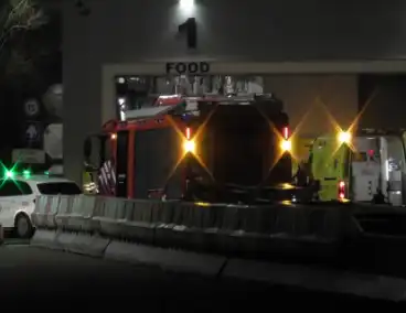 Hulpdiensten in actie bij bedrijfsongeval