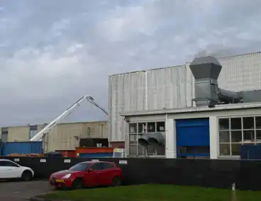 Brand in machine leidt tot grote inzet