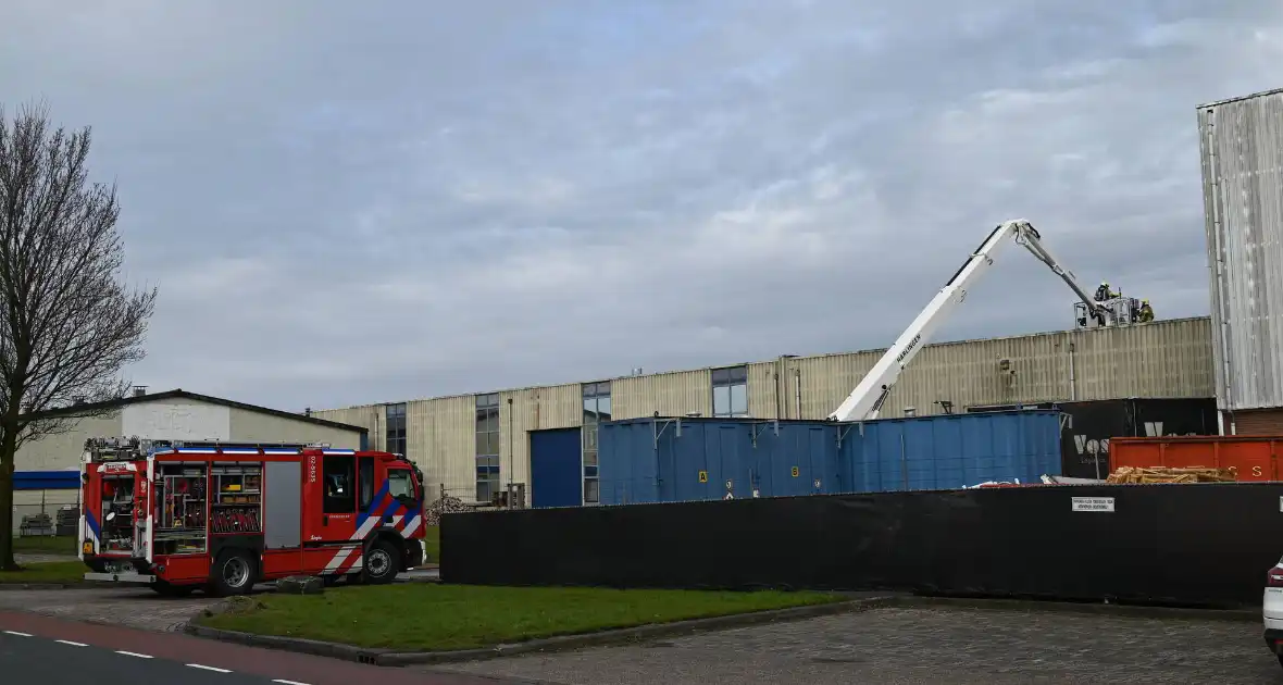 Brand in machine leidt tot grote inzet - Foto 1