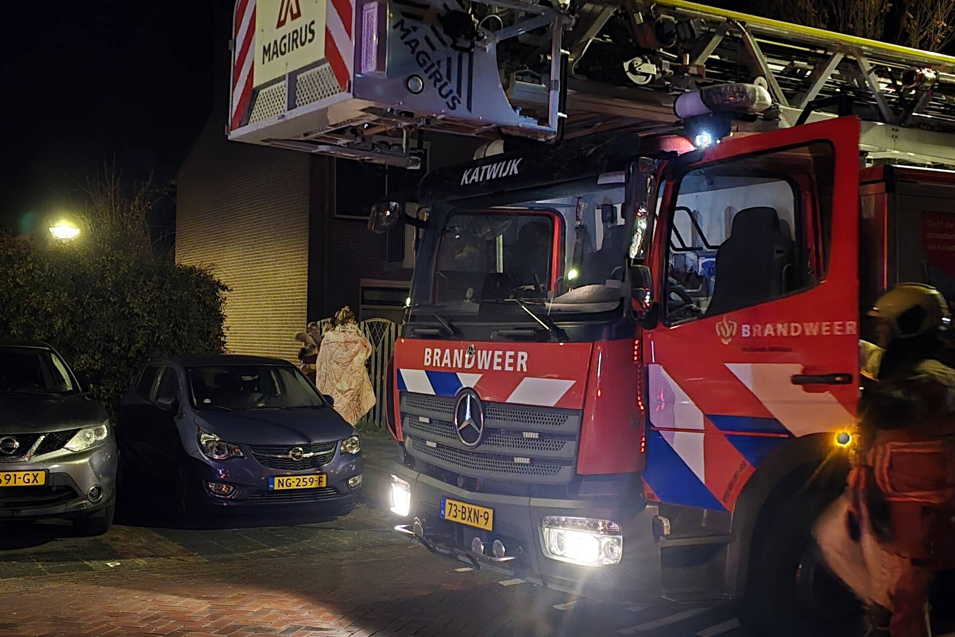 Verstopping in schoorsteen veroorzaakt brand